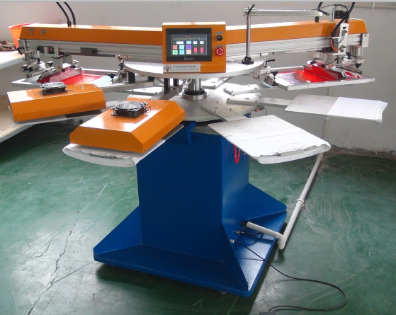 Round Shape Automatic Screen Printing Machine